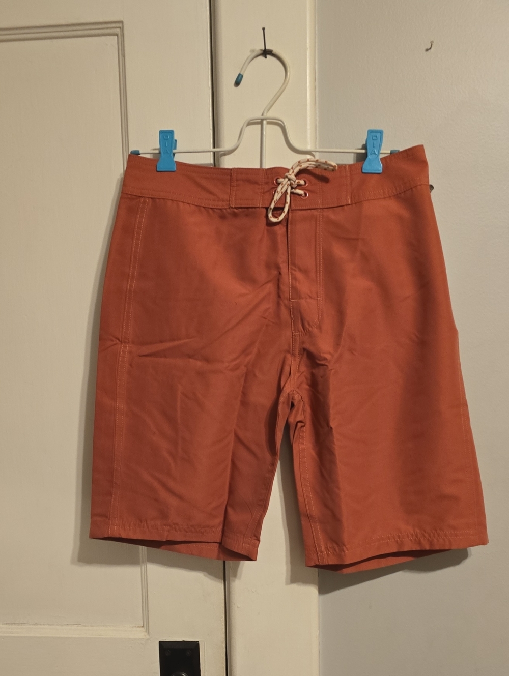 Old Navy Men's Rust-Orange-melon Swim Board Shorts 28